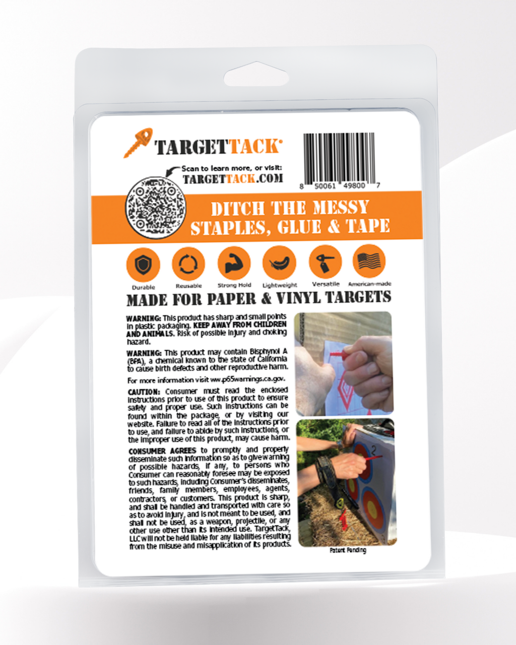 1-Inch and 3-Inch Variety 12-Pack of TargetTacks®