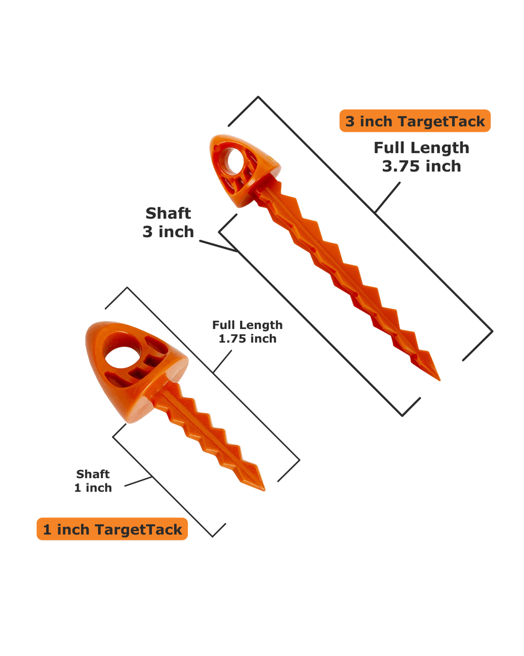 1-Inch and 3-Inch Variety 12-Pack of TargetTacks®