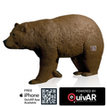 Walking Brown Bear QuivAR Enabled 3D Archery Target