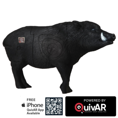 Backyard Wild Boar QuivAR Enabled 3D Archery Target