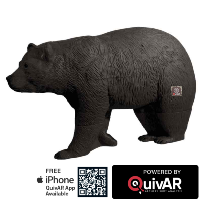 Walking Black Bear QuivAR Enabled 3D Archery Target