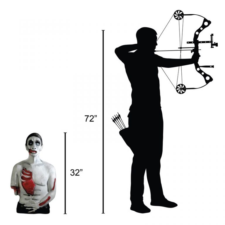 Undead Fred ™ Zombie 3D Archery Target Delta McKenzie